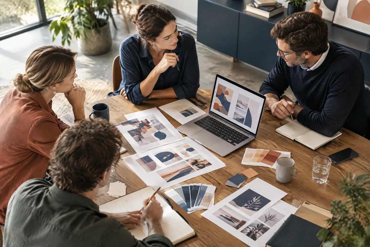 Marketing Academy in einer professionellen Workshop-Situation